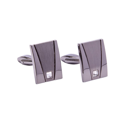 Kit De Mancuernillas Y Pisacorbata Para Caballero En Acero Inoxidable