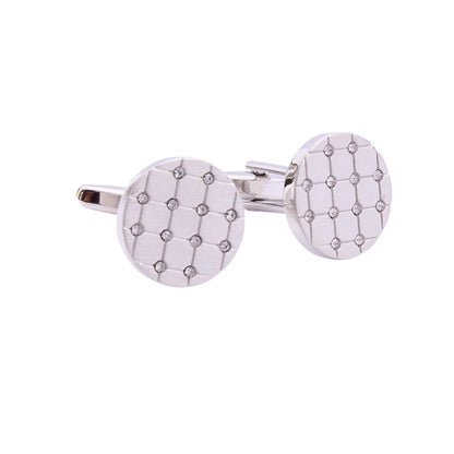 Kit De Mancuernillas Y Pisacorbata Para Caballero En Acero Inoxidable