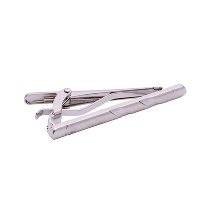 Pisacorbata Para Caballero De Acero Inoxidable