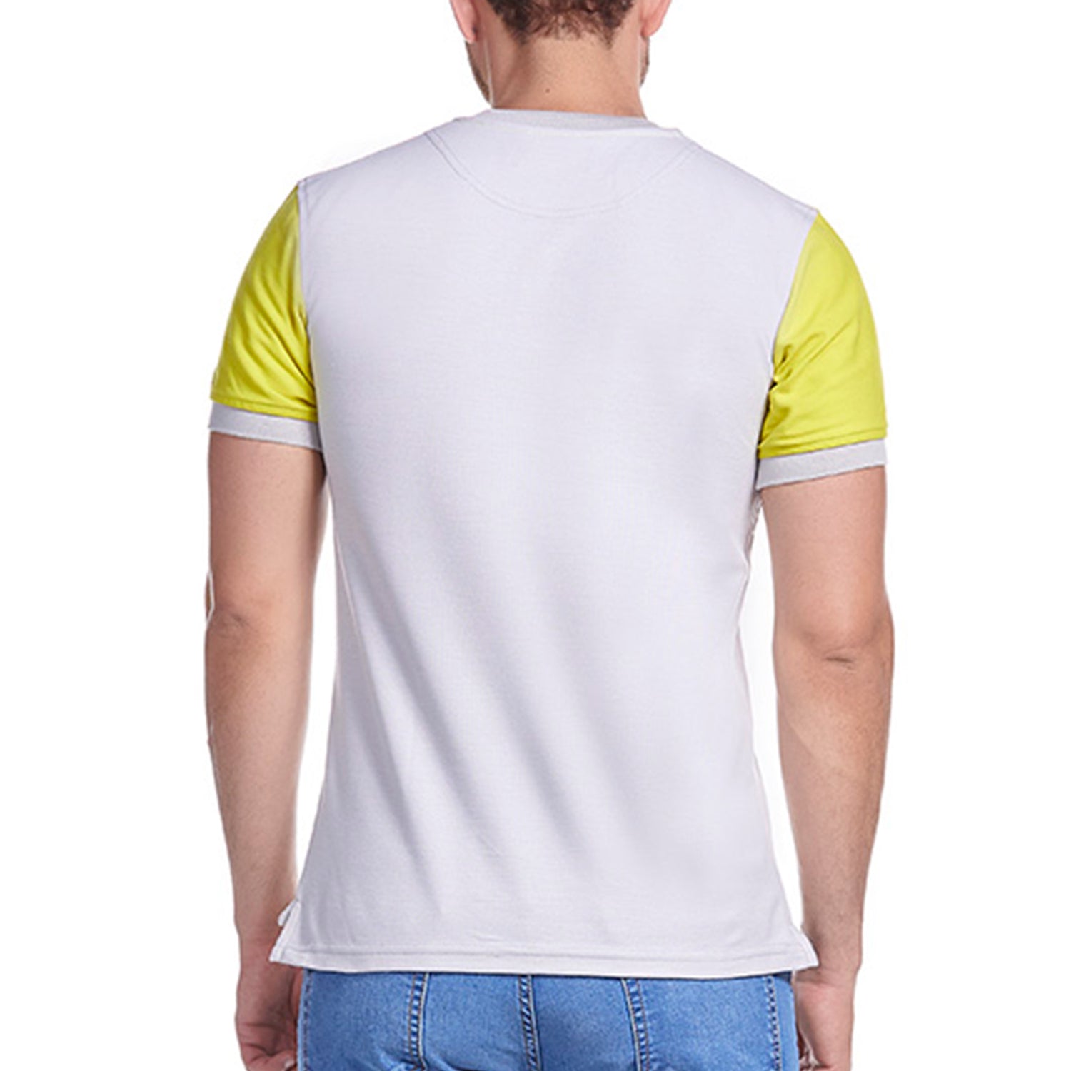 Playera Henley Casual Slim Fit