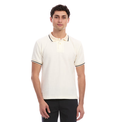 Playera Casual para Hombre Cuello Tipo Polo Manga Corta
