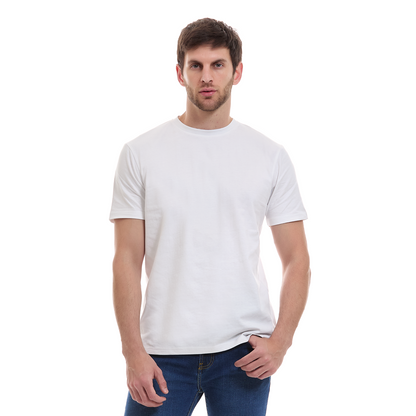 Playera para caballero  business casual cuello redondo