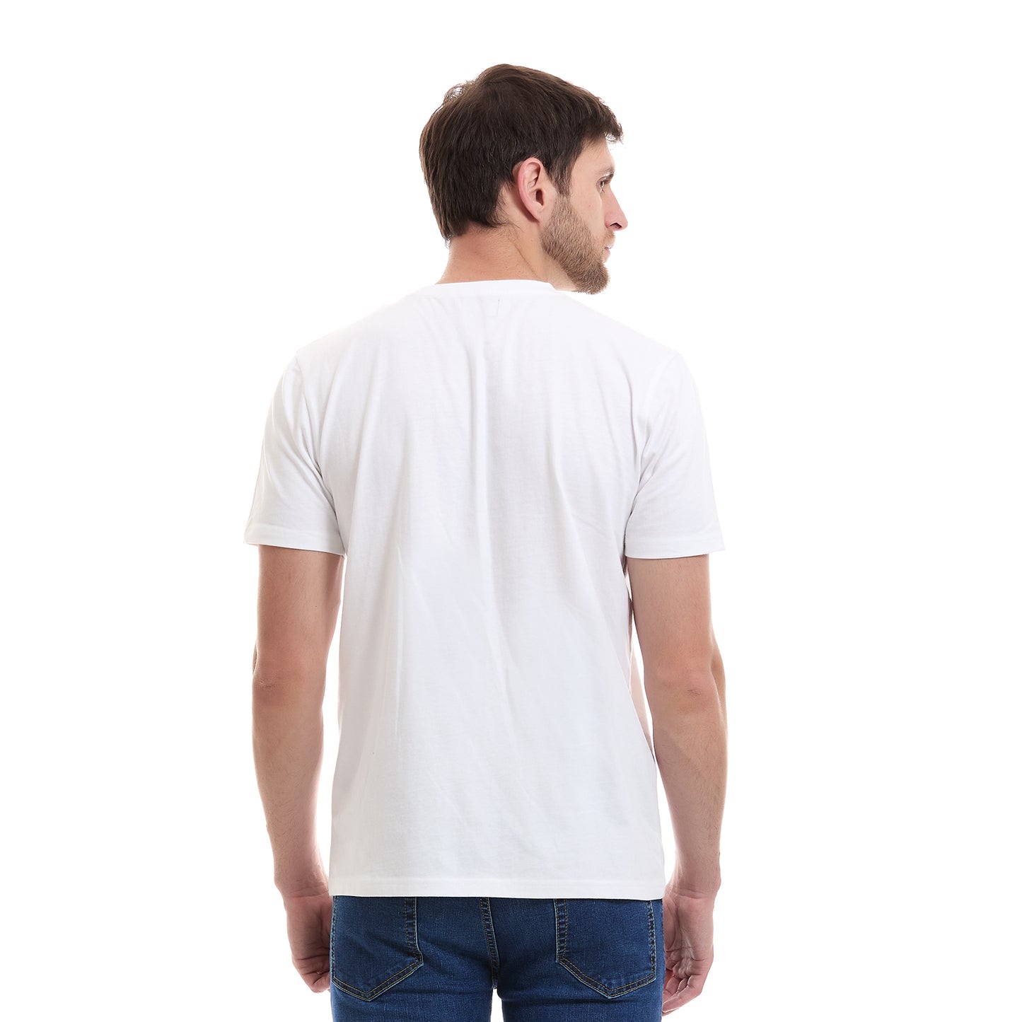 Playera para caballero  business casual cuello redondo