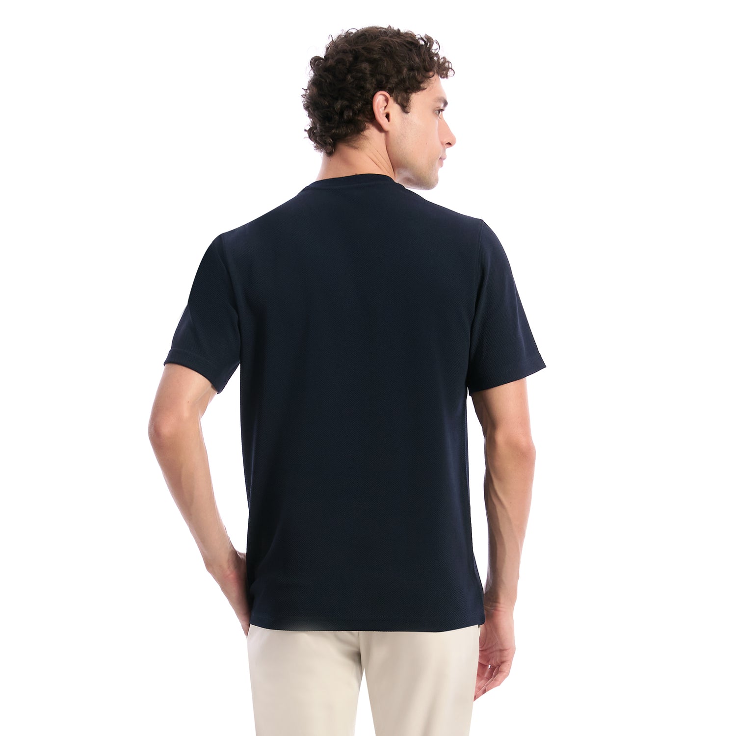 Playera Casual de Cuello Redondo para Caballero