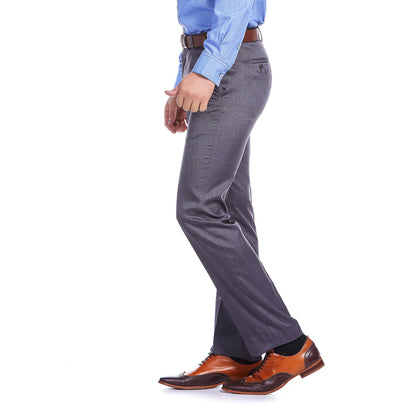 Pantalón separates en tejido liso  Slim Fit