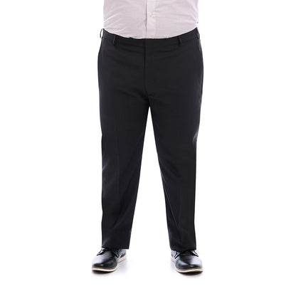 Pantalón Separates Tallas extra en tejido a cuadros gris Oxford