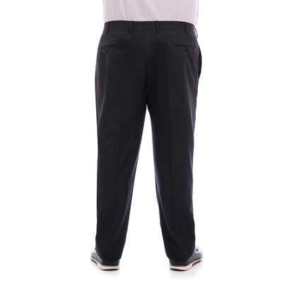 Pantalón Separates Tallas extra en tejido a cuadros gris Oxford
