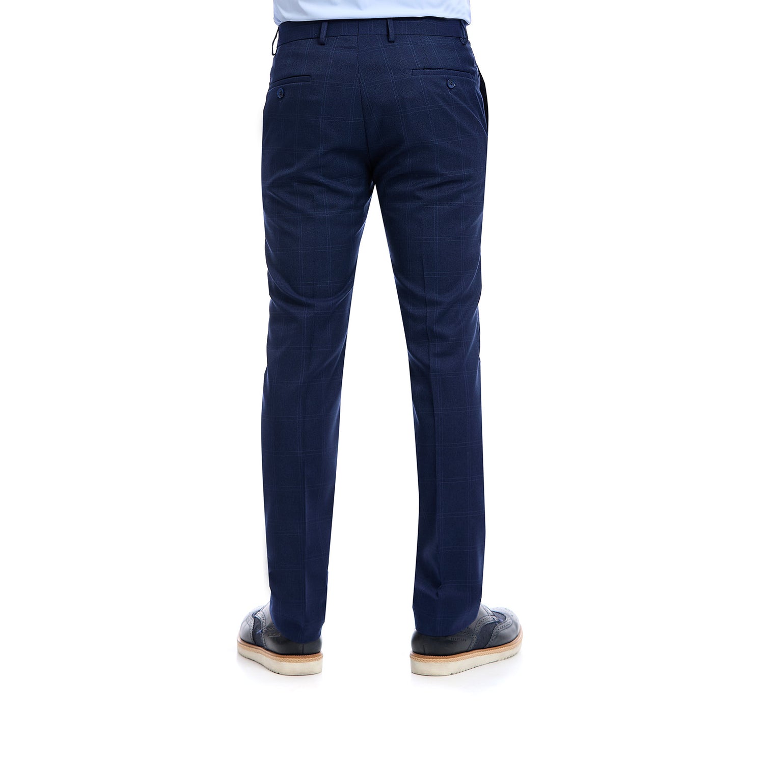 Pantalón Separates Para Hombre Recto en Tejido A Cuadros