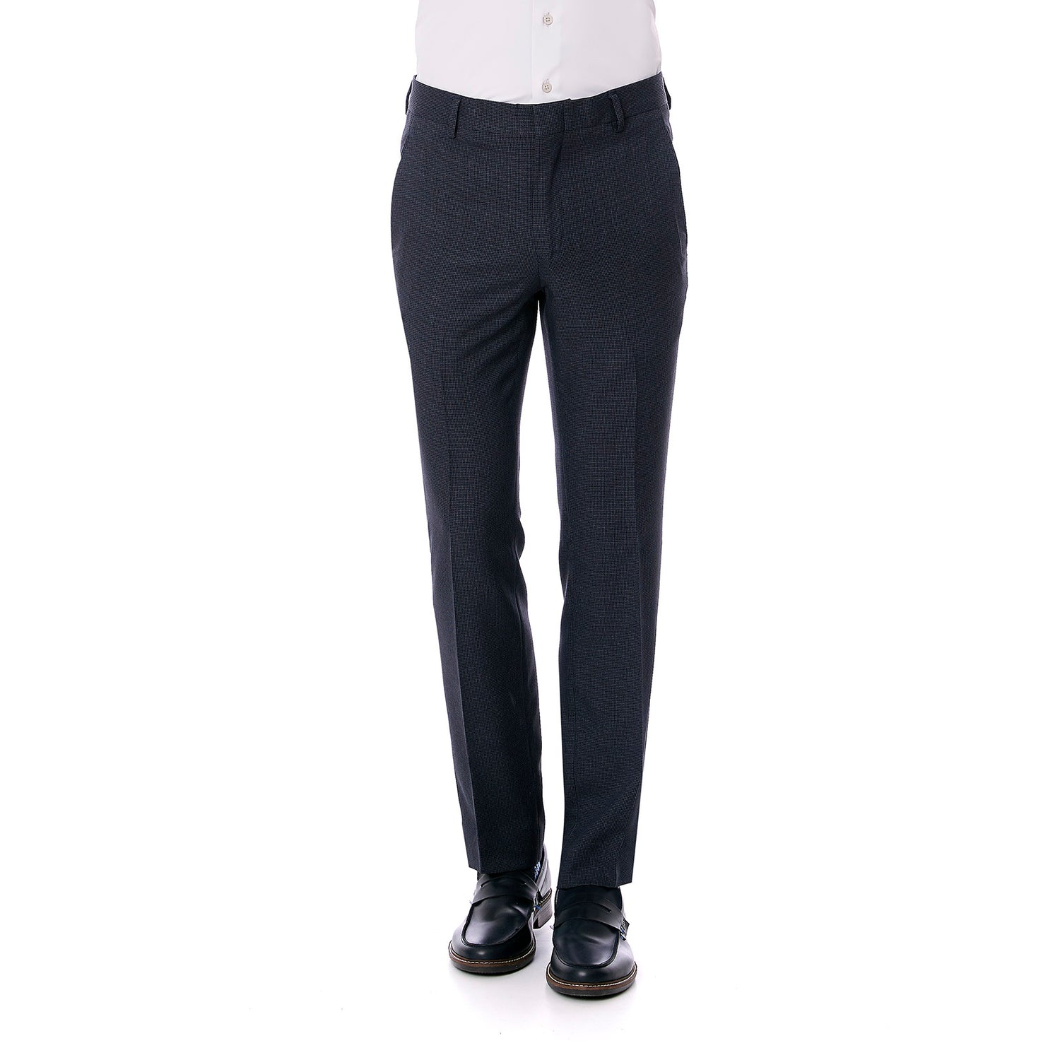 Pantalón Slim Fit Cuadros para Caballero Formal Elegante