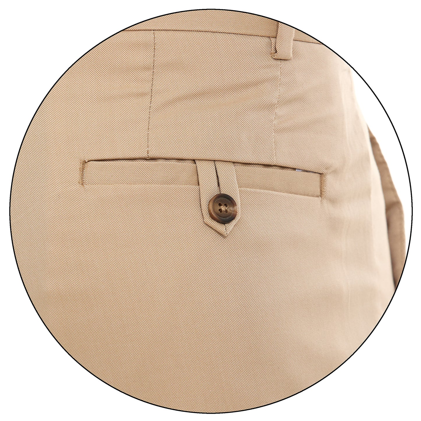 Pantalón Business Casual Fit Slim Para Hombre