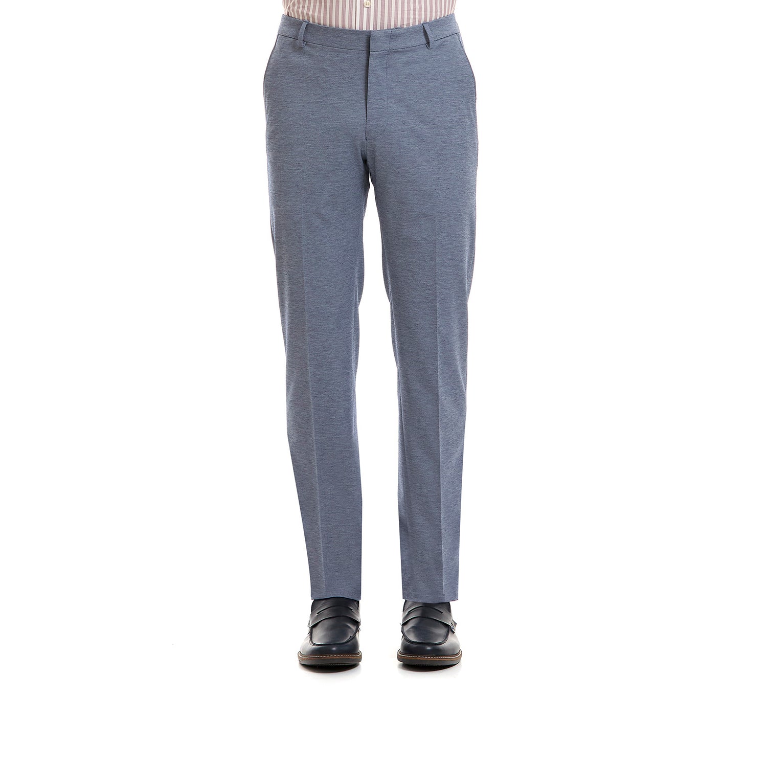 Pantalón Separates Fit Slim en tejido liso con Ajuste Flexible