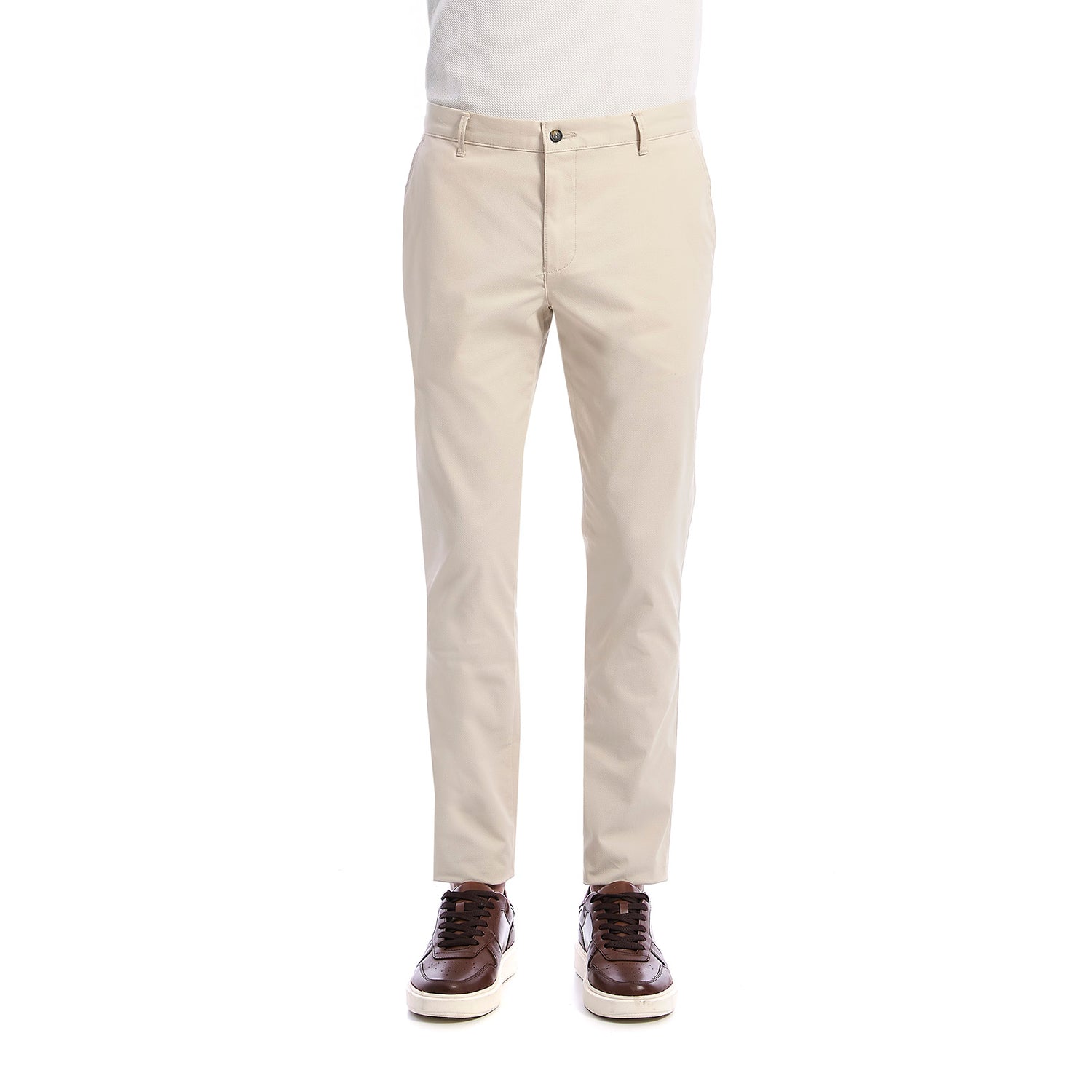 Pantalón Casual Slim Fit con Microdiseño para Caballero