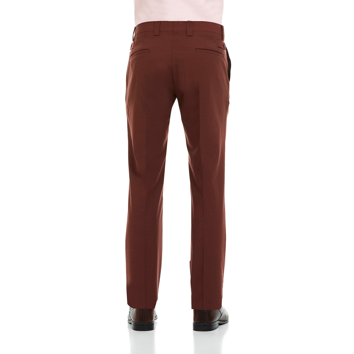 Pantalón Business Casual Slim Fit en tejido liso