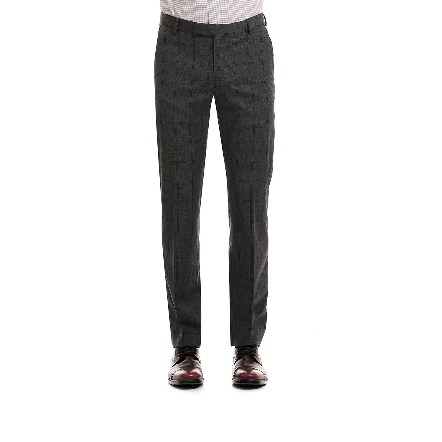 Pantalón Separates Fit Slim en tejido a cuadros stretch