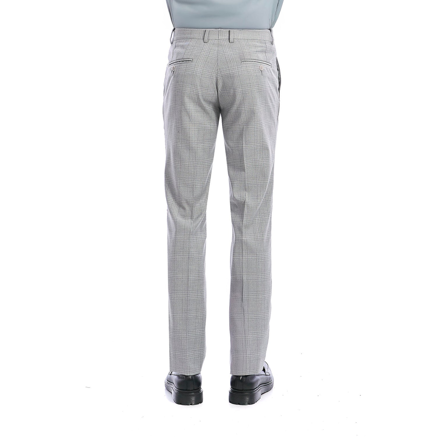 Pantalón Separate Recto de Cuadros para Hombre Formal