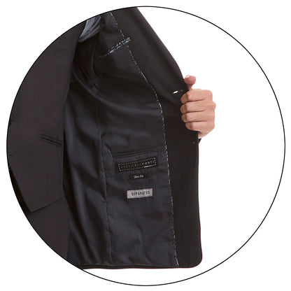 Saco Separates Fit Slim en tejido a cuadros