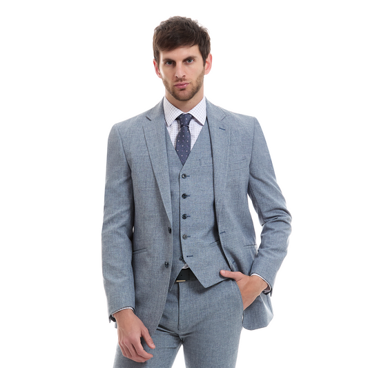 Saco Separates Slim Fit Vittorio Forti Liso 2 Botones