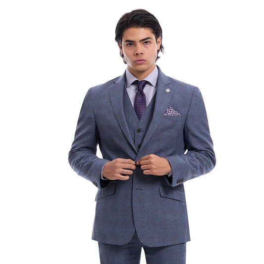 Saco Separates Fit Slim en tejido a cuadros