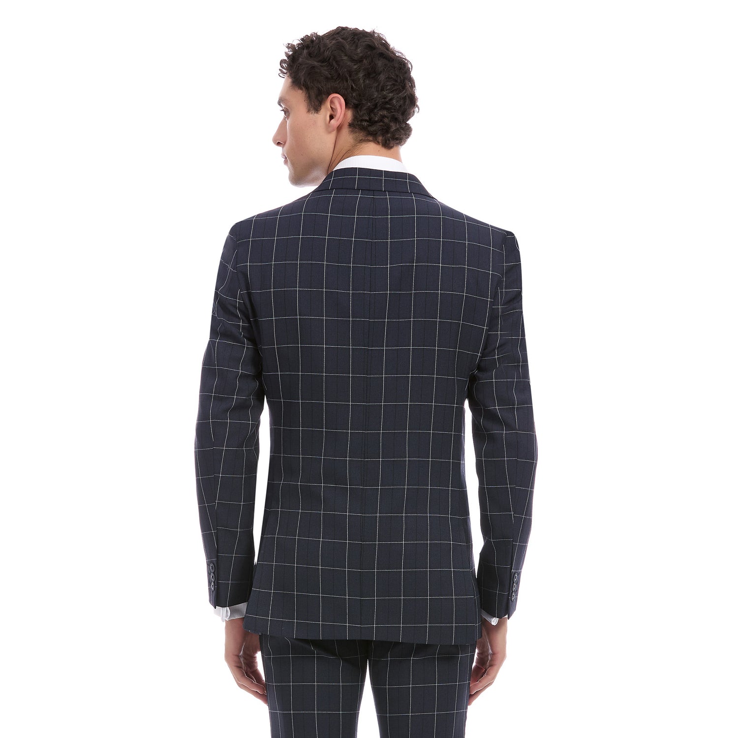 Saco Separates Slim Fit Para Caballero En Tejido A Cuadros