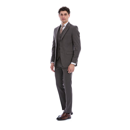 Saco Slim Fit Para Caballero A Cuadros Con Solapa Escuadra