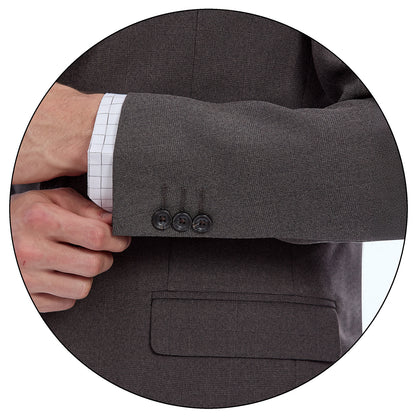 Saco Slim Fit Para Caballero A Cuadros Con Solapa Escuadra