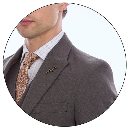 Saco Slim Fit Para Caballero A Cuadros Con Solapa Escuadra