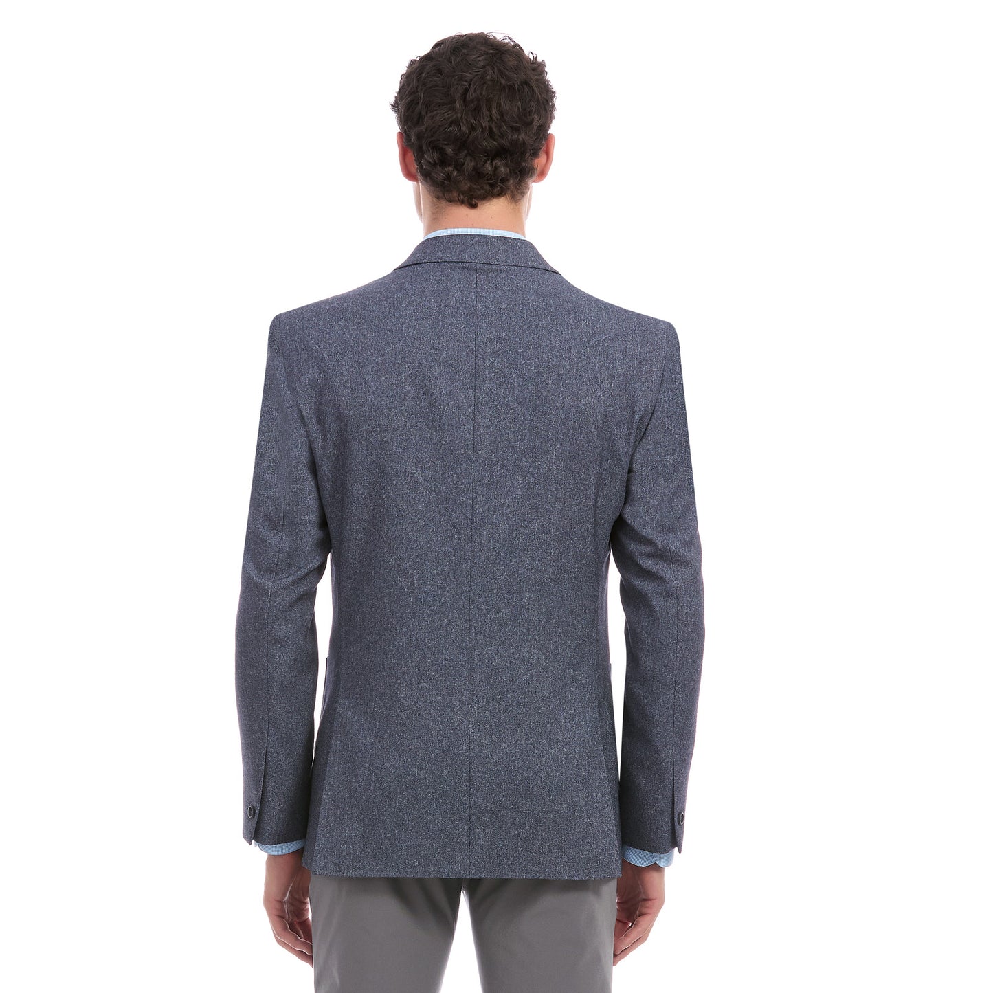 Saco Casual Para Caballero Slim Fit En Tejido  Liso