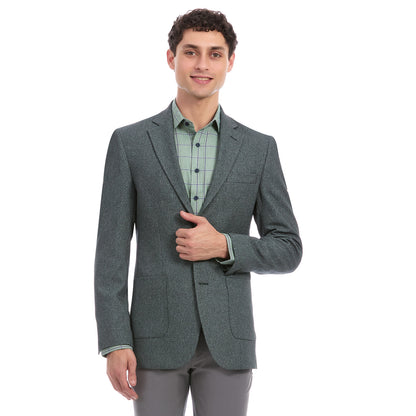 Saco Casual Para Caballero Slim Fit En Tejido  Liso