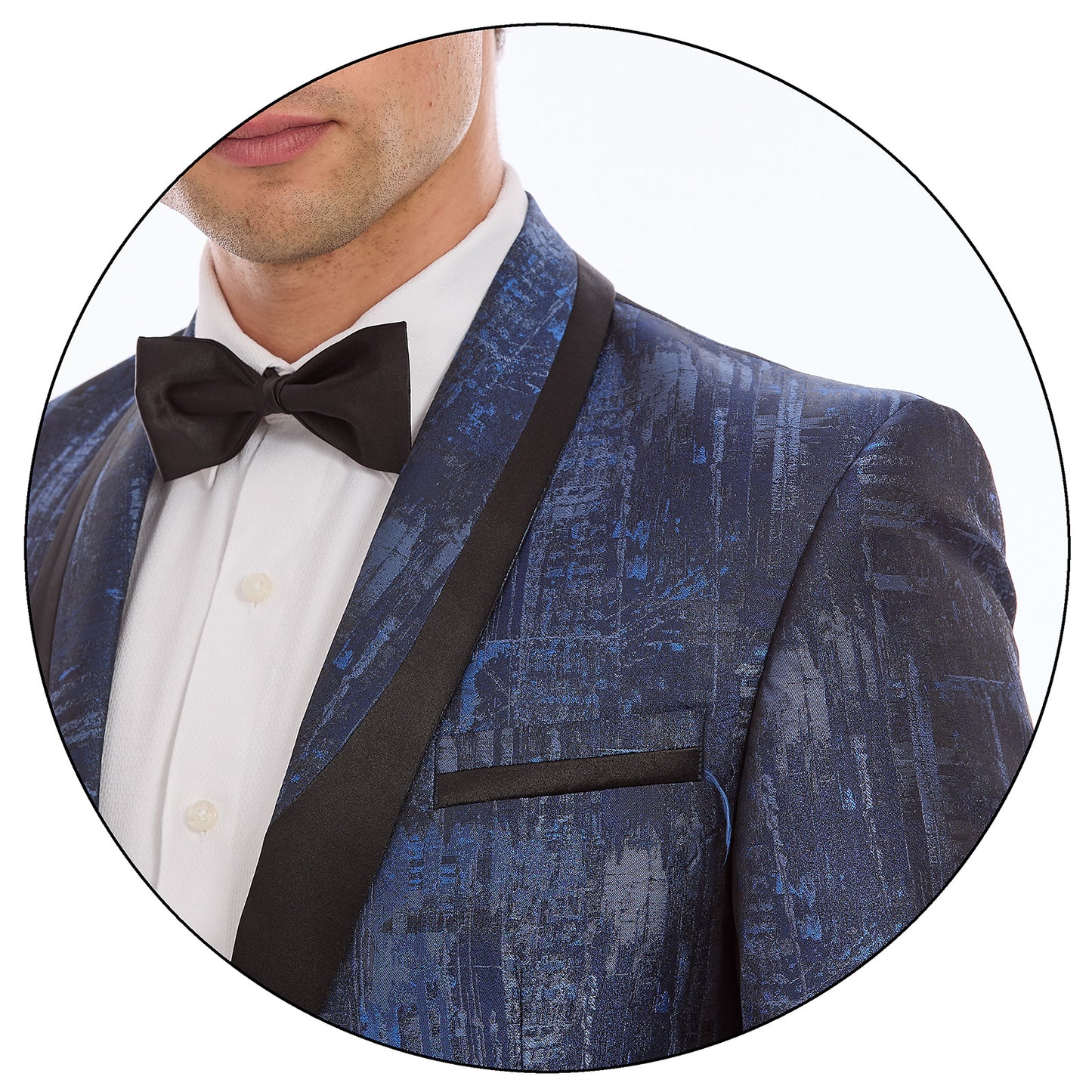 Saco Ceremonia Para Caballero Slim Fit  Solapa Satinada