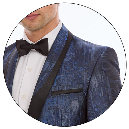 Saco Ceremonia Para Caballero Slim Fit  Solapa Satinada