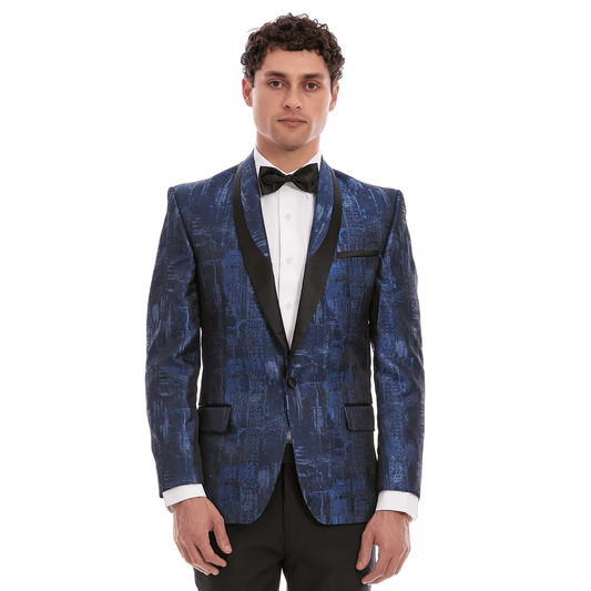 Saco Ceremonia Para Caballero Slim Fit  Solapa Satinada
