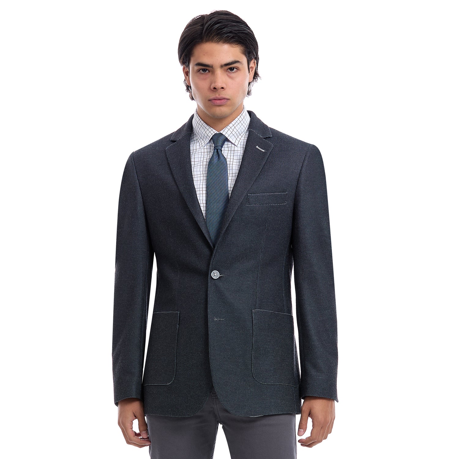 Saco Casual Para Hombre Slim Fit En Tejido Liso