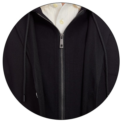 Saco Casual Para Caballero Slim Fit Con Capucha Desmontable