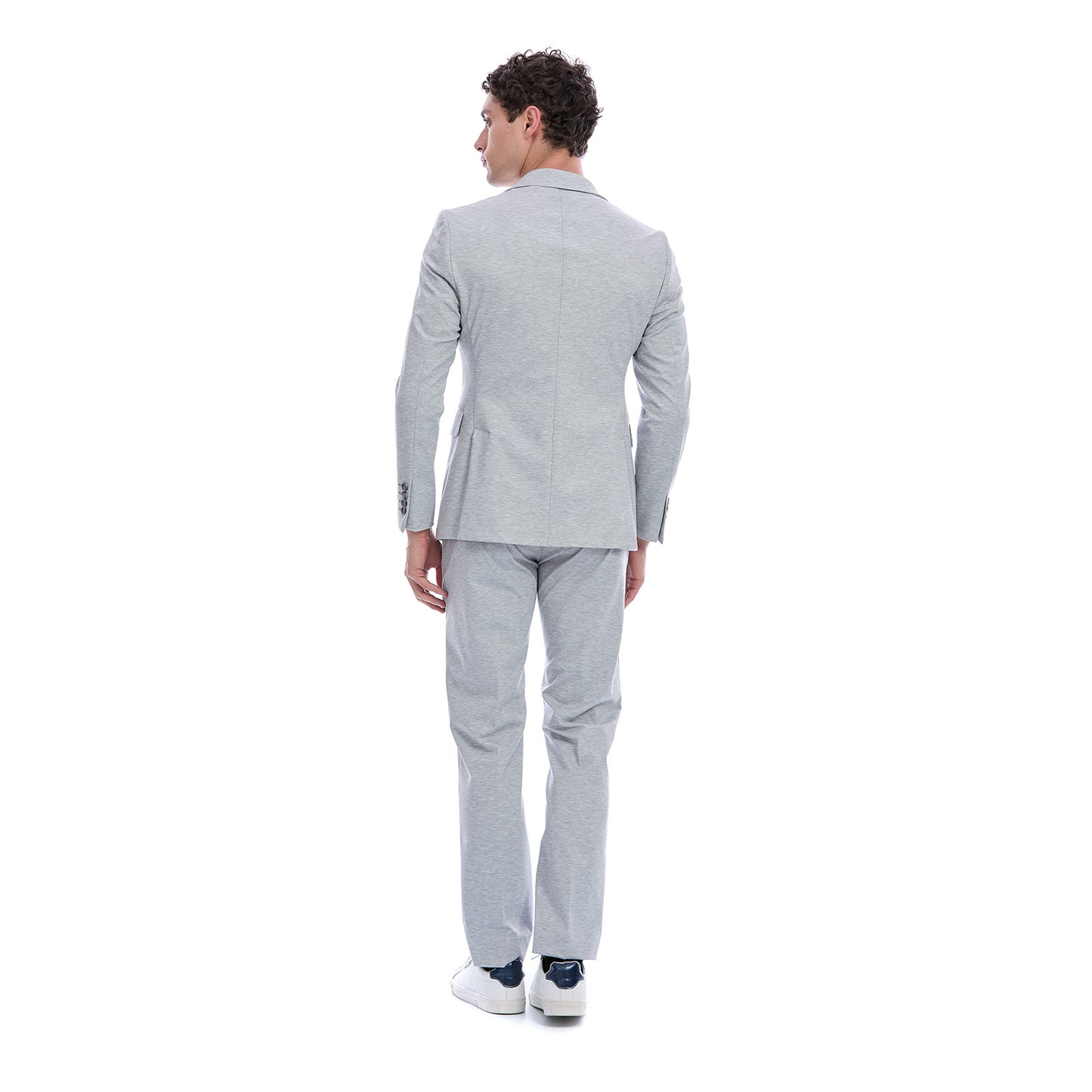 Saco Slim Fit Para Caballero Bi-Stretch Con Solapa Escuadra