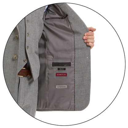 Saco Separates Para Hombre  Fit Slim Liso