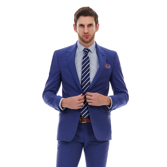 Saco separate en tejido a cuadros Slim Fit