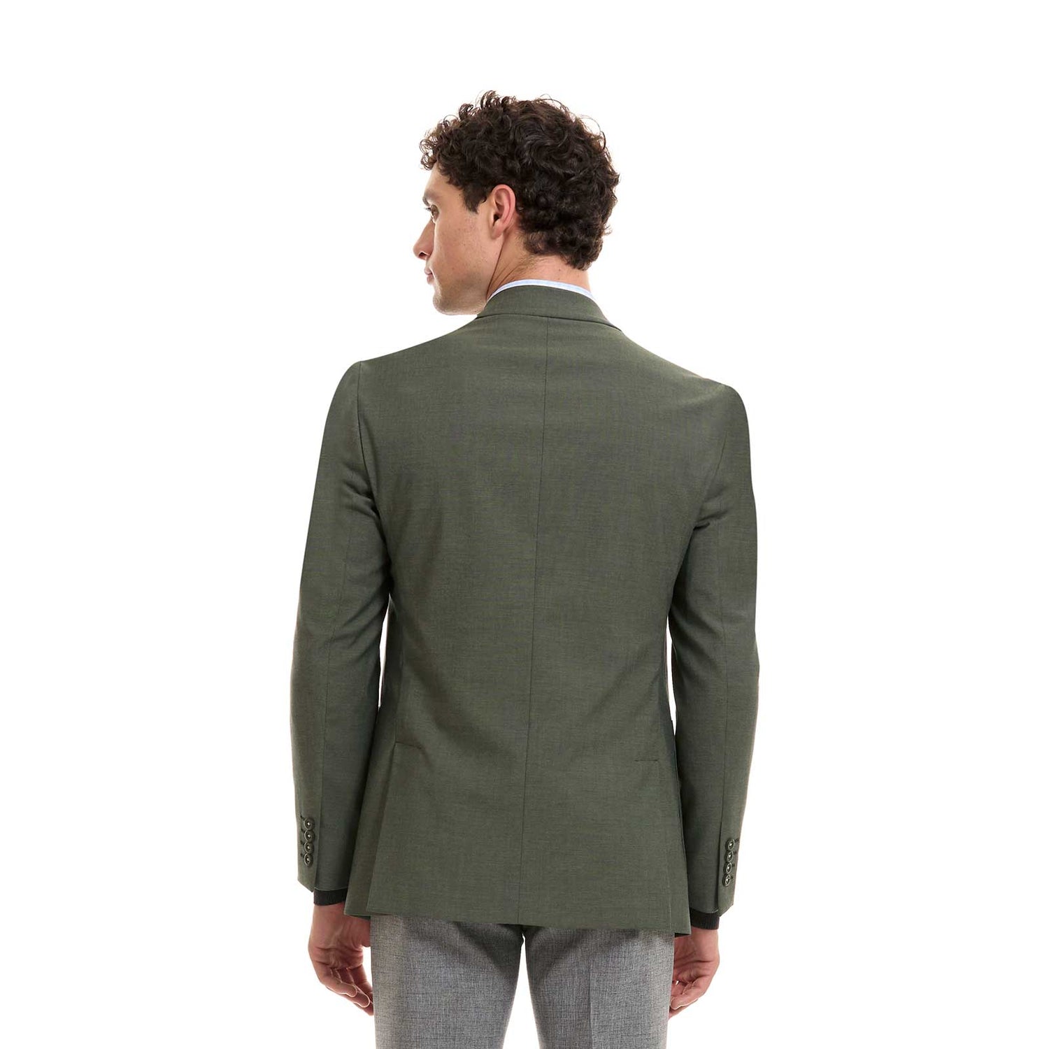Saco Business Casual Slim Fit en Tejido Liso