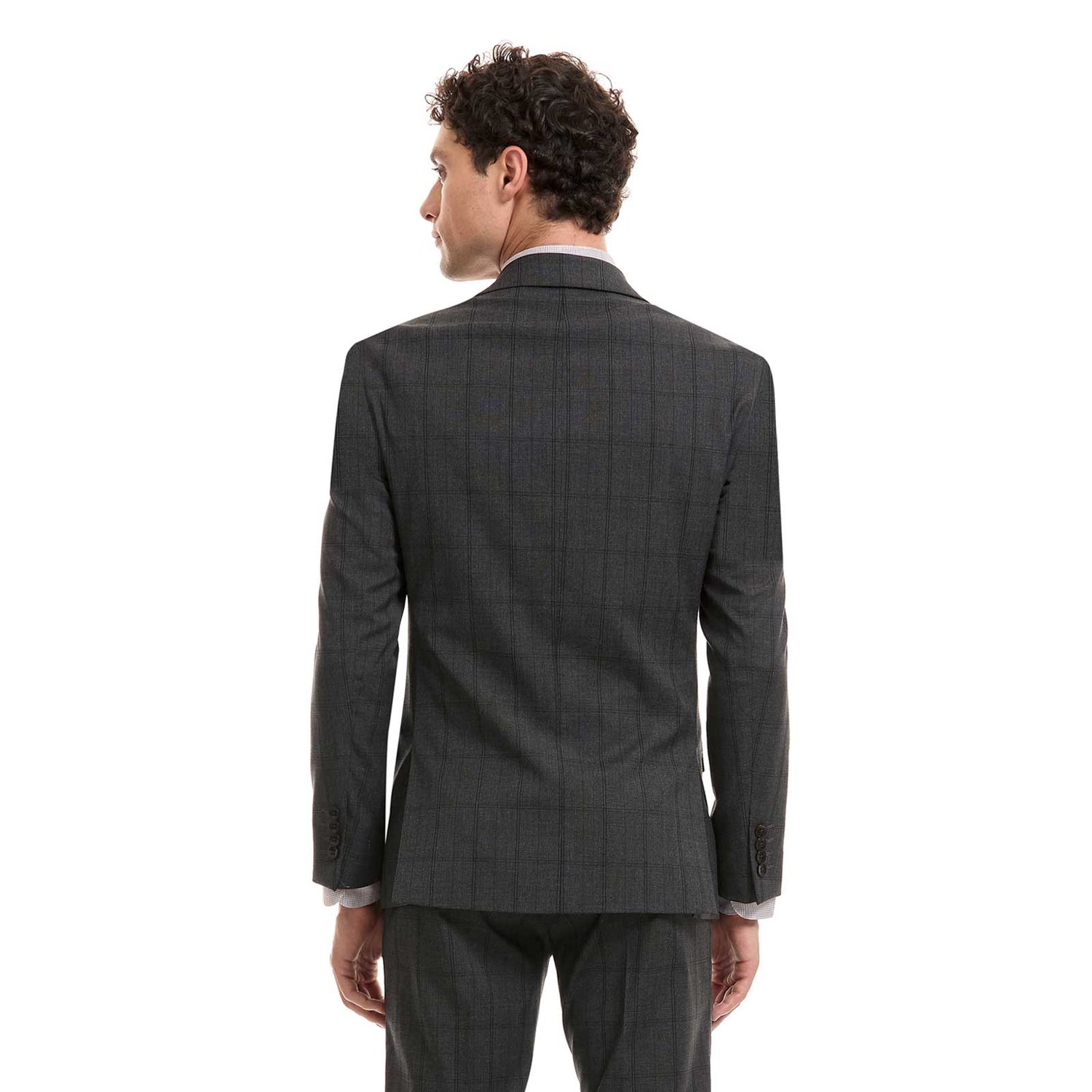 Saco Separates Fit Slim en tejido a cuadros