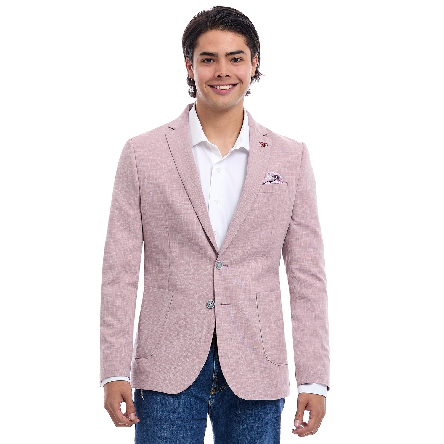 Saco Casual Para Caballero Slim  Fit Liso