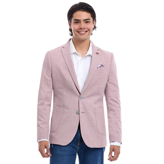 Saco casual para caballero Fit slim Liso Vittorio Forti