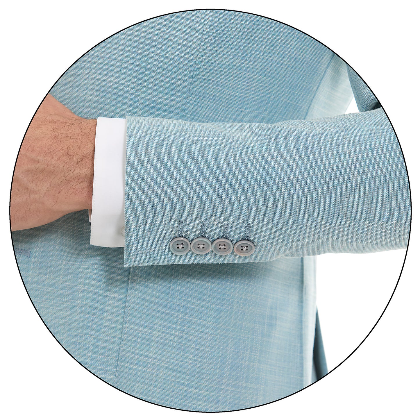 Saco Casual Para Caballero Slim  Fit Liso