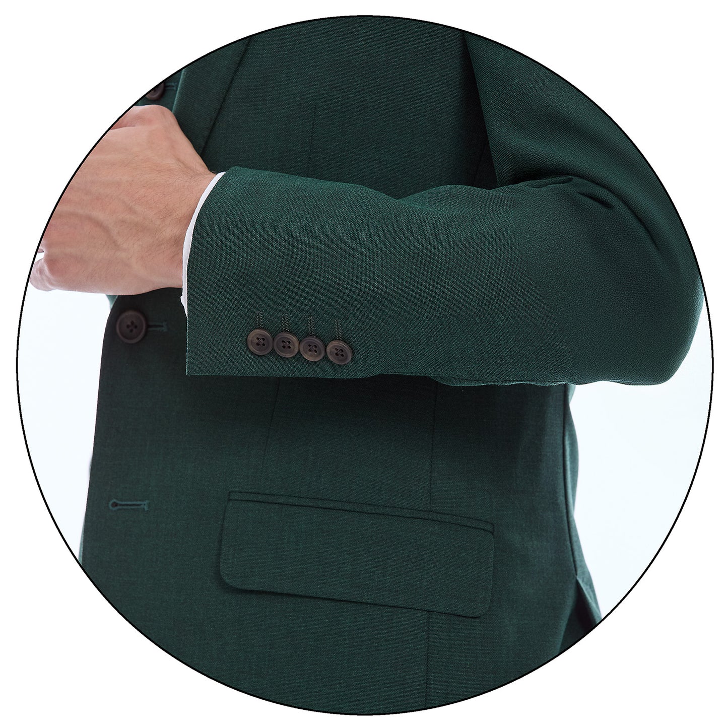 Saco Separates Para Caballero Slim Fit Solapa Escuadra Liso