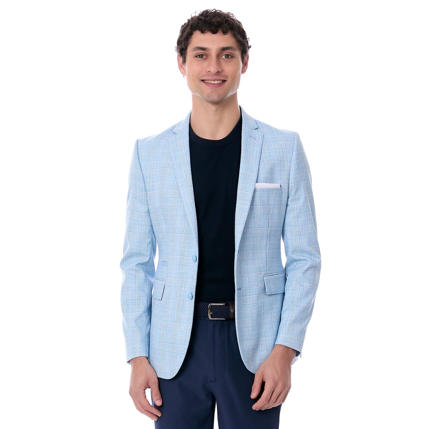 Saco Casual Regular Cuadros para Caballero Elegante