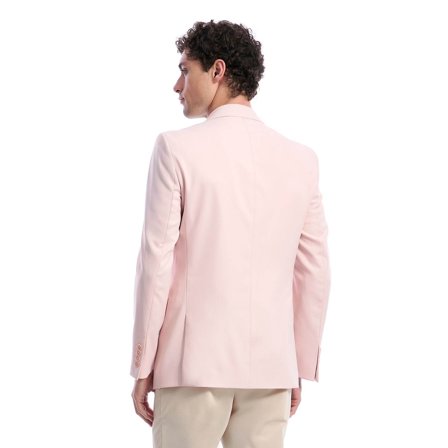 Saco New Slim Solapa de Pico Caballero Liso