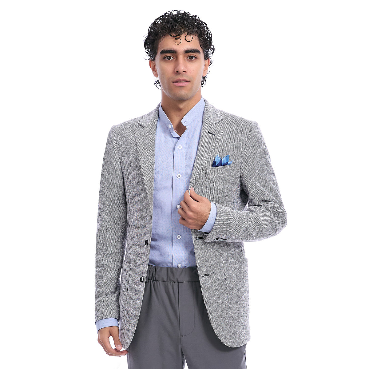 Saco Casual New Slim Fit Stretch Jaspe para Caballero