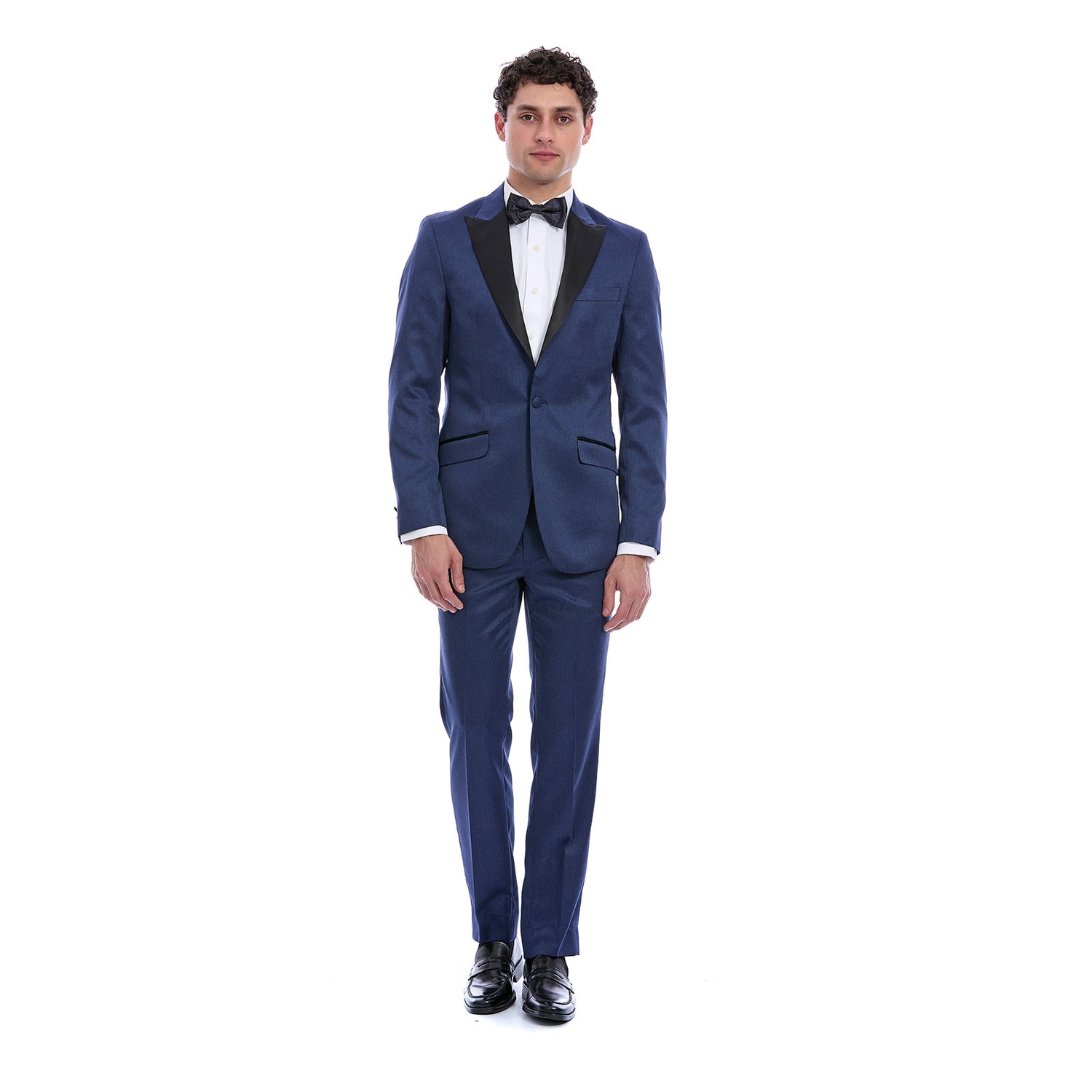 Smocking Para Caballero Slim Fit Solapa Pico Un Botón