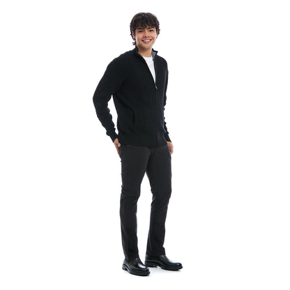 Suéter Tejido Para Caballero Con Cierre Completo