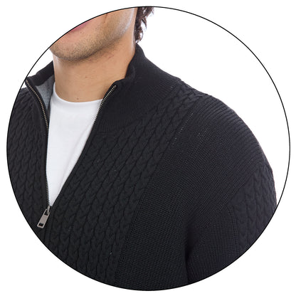 Suéter Tejido Para Caballero Con Cierre Completo