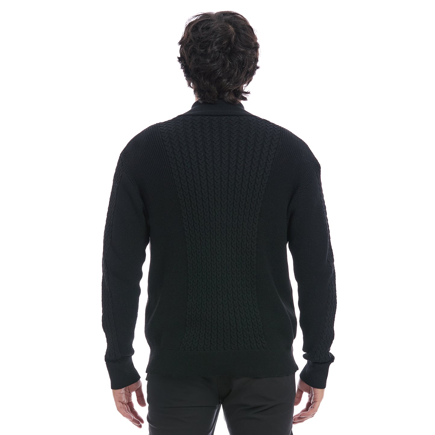 Suéter Tejido Para Caballero Con Cierre Completo