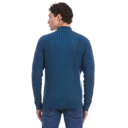 Suéter Tejido Para Caballero Con Cierre Completo